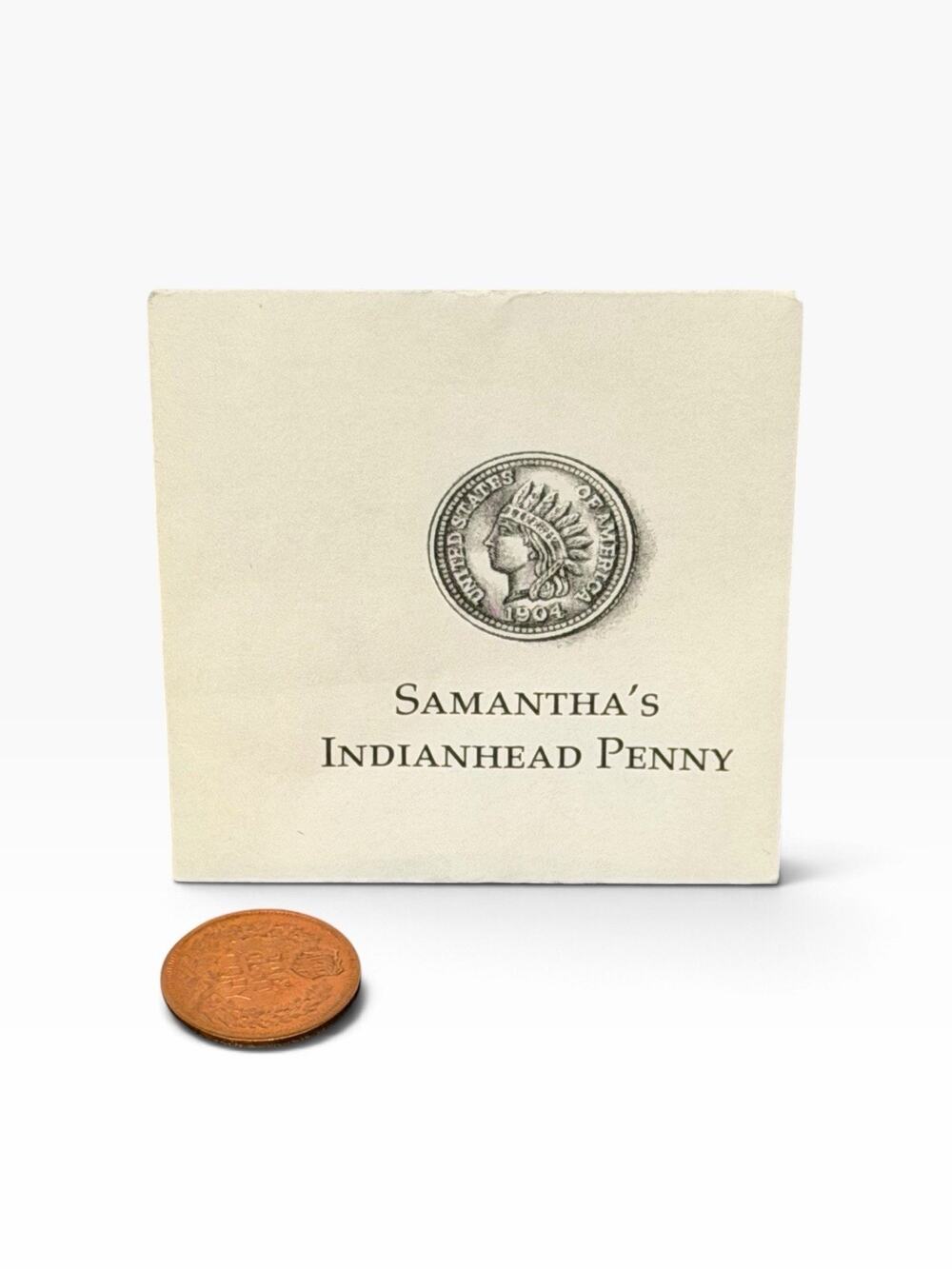 American Girl Samantha’s Indianhead Penny 1904 Copper Cent Coin